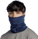 Теплый шерстяной шарф-труба Buff Merino Heavyweight Solid Night Blue