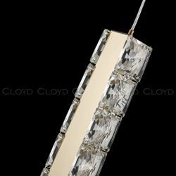 Подвесной светильник Cloyd ELATA P1 / выс. 55 см - золото (арт.11560)
