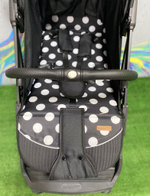 Коляска прогулочная Babalo 2022 Classic Микки маус текстиль на белой раме с сумкой