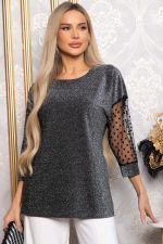 Блуза В гармонии с собой (серебро) Б14858-48М LT Collection