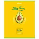 Тетрадь предметная "AVOCADO" 48 л., глянцевый лак, БИОЛОГИЯ, клетка, BRAUBERG, 404276
