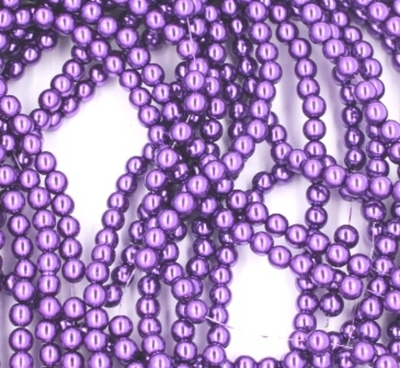 Бусины на леске 6 мм, 1 нить~175 шт