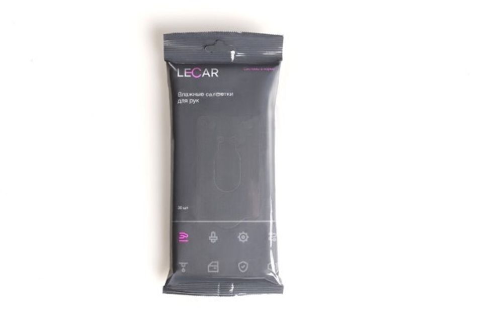 Салфетки влажные для рук (в уп. 30 шт) (LECAR)