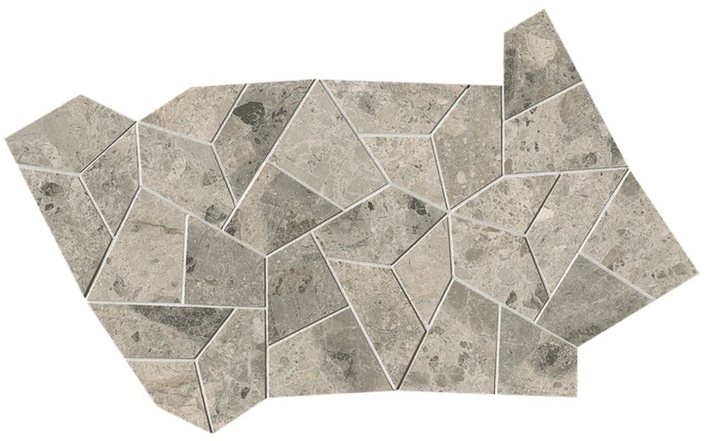 Мозаика Nativa Grey Fly Mosaico Satin 25x41.5