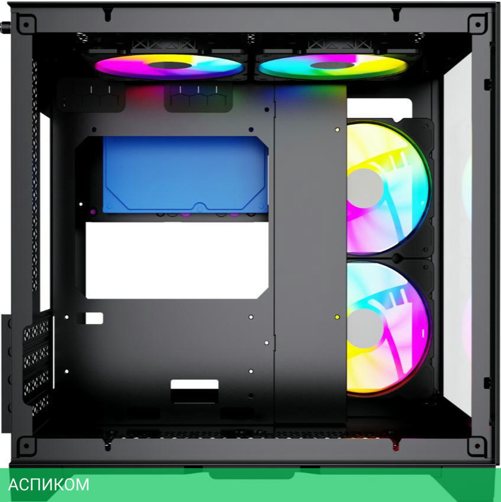 Корпус Powercase Vision Micro черный (CVBM-L4)