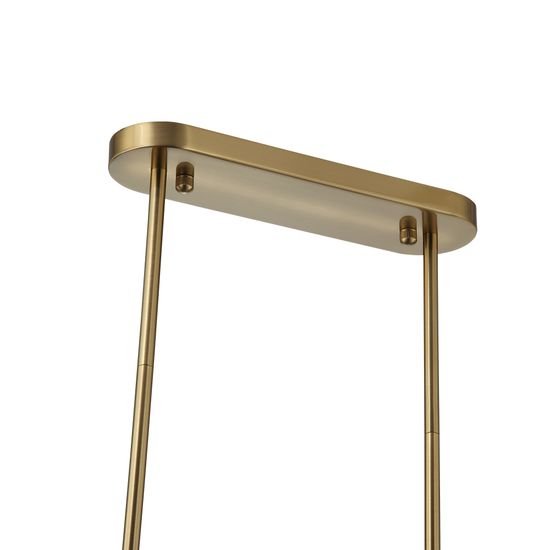 SL1404.338.08 Люстра подвесная ST-Luce Латунь/Прозрачный E14*8 40W BLACK+BRASS