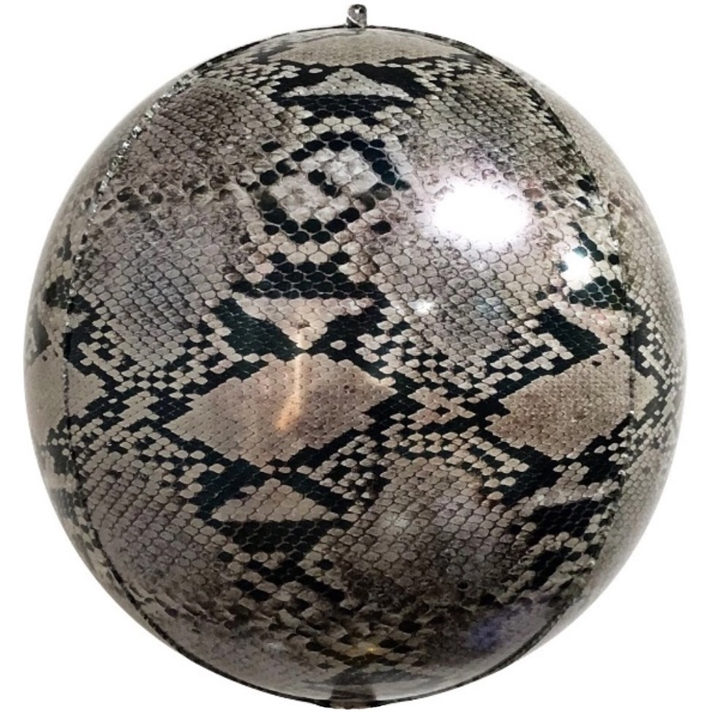3D сфера 22" анималистика змея, 1 шт. И61