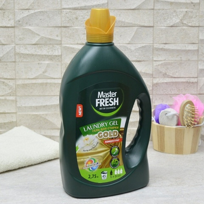 Гель для стирки концентрат 2,75л, 45 стирок, "формула защиты цвета", универсальный Master FRESH