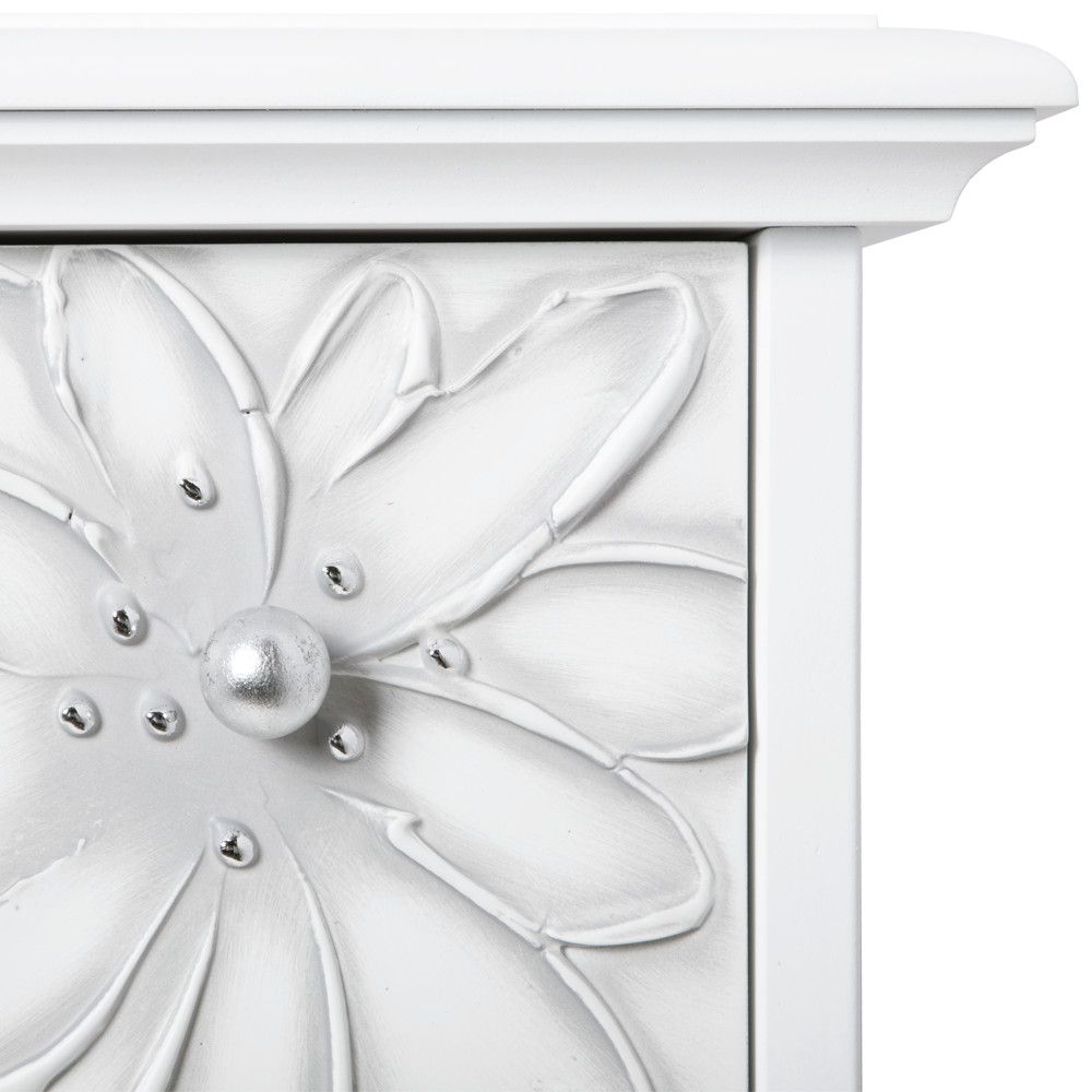 Тумба для обуви Терра-3 (с 3-мя ящиками) Айс Античное серебро