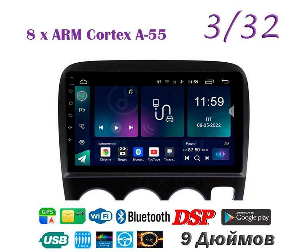 Topway TS18 3+32GB 8 ядер для Honda CR-V 1995-2001