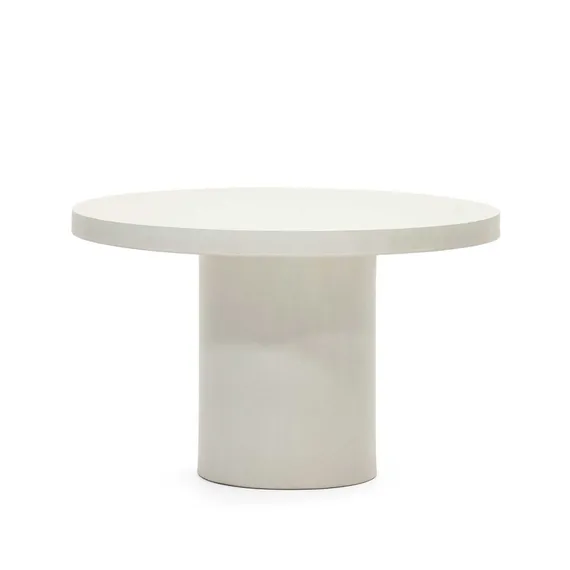 Стол Aiguablava, Ø120 см, белый цемент
