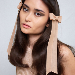 Бант "Мэри" облегченный бежевый