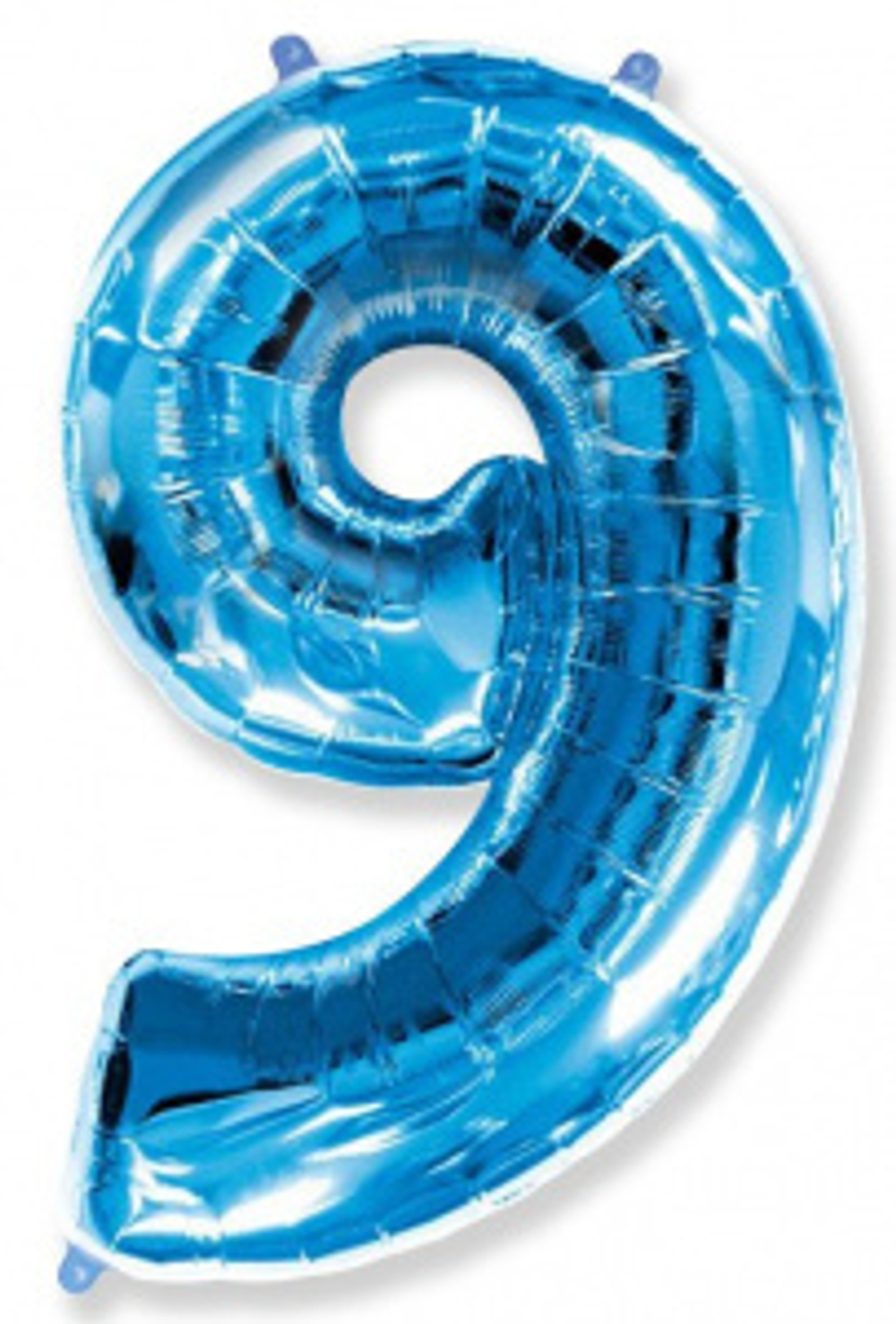 Цифра "9" синий