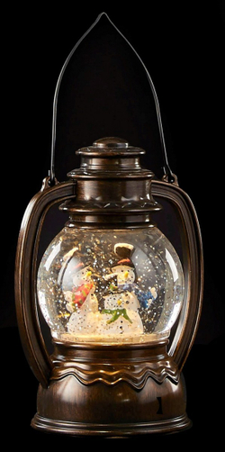 Старинный фонарь Luca Lighting Снеговик коричневый