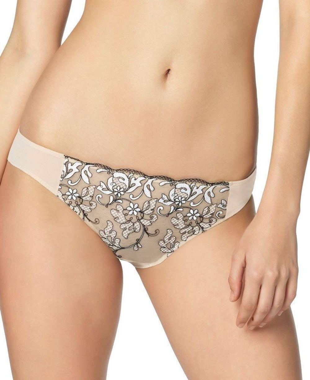 Кокетливые трусы-бикини с низкой посадкой (Размер: S) (Цвет: черный)