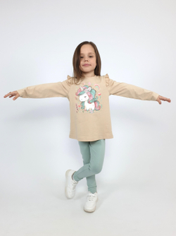 022-03-5 Комплект для девочки (джемпер+ лосины)