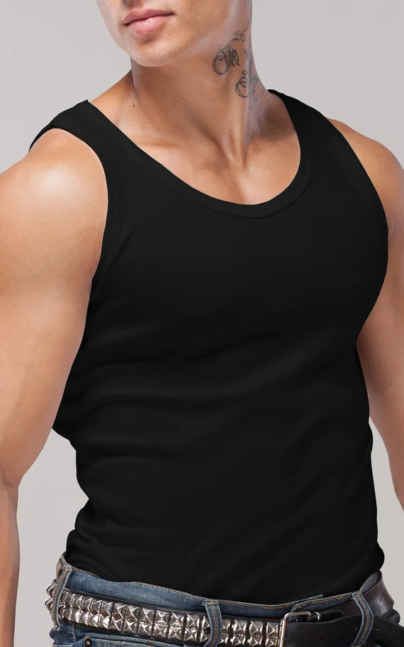 Мужская майка R-04 Черный