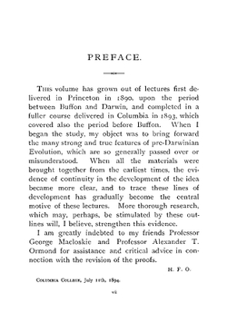From the Greeks to Darwin; an outline of the development of the evolution idea | Henry Fairfield Osborn