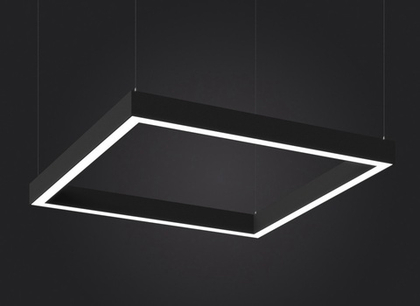 Подвесной LED светильник "Квадрат" LP85-FRAME-Q-1000 108Вт 4000К черный 9936Лм 1008х1008х80мм DIOLUM