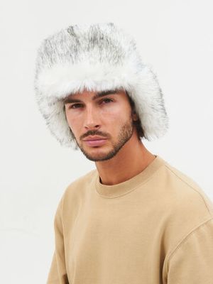 Шапка ушанка с маской Евро Волк Полярный ткань Taslan