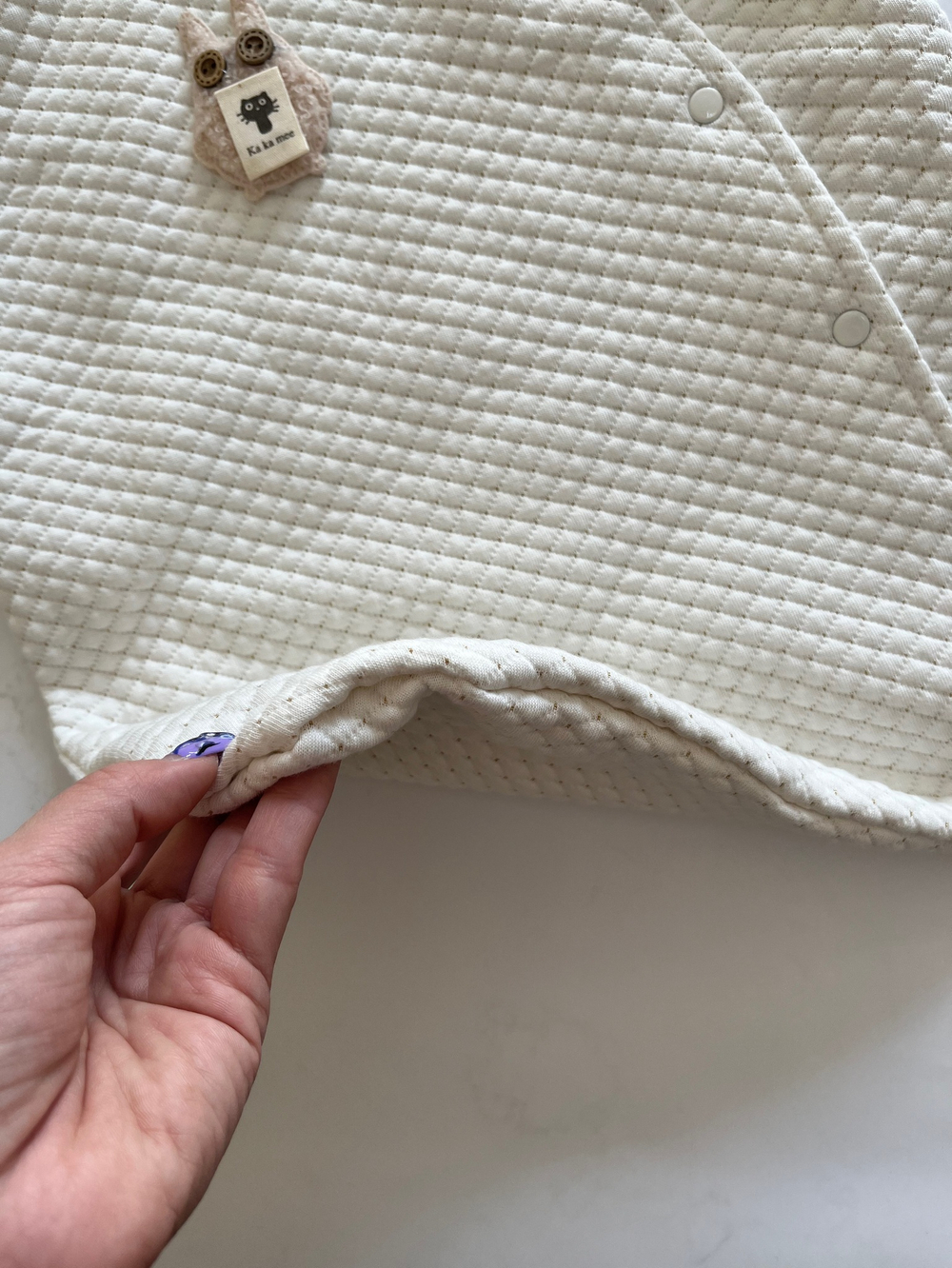 Мешочек с капюшоном "Животные" (Цвет: Серый)