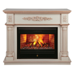 Каминокомплект Real Flame Silvia 26 WT-619B с очагом 3D Novara