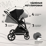 Коляска 2в1 Sweet Baby Stella Black