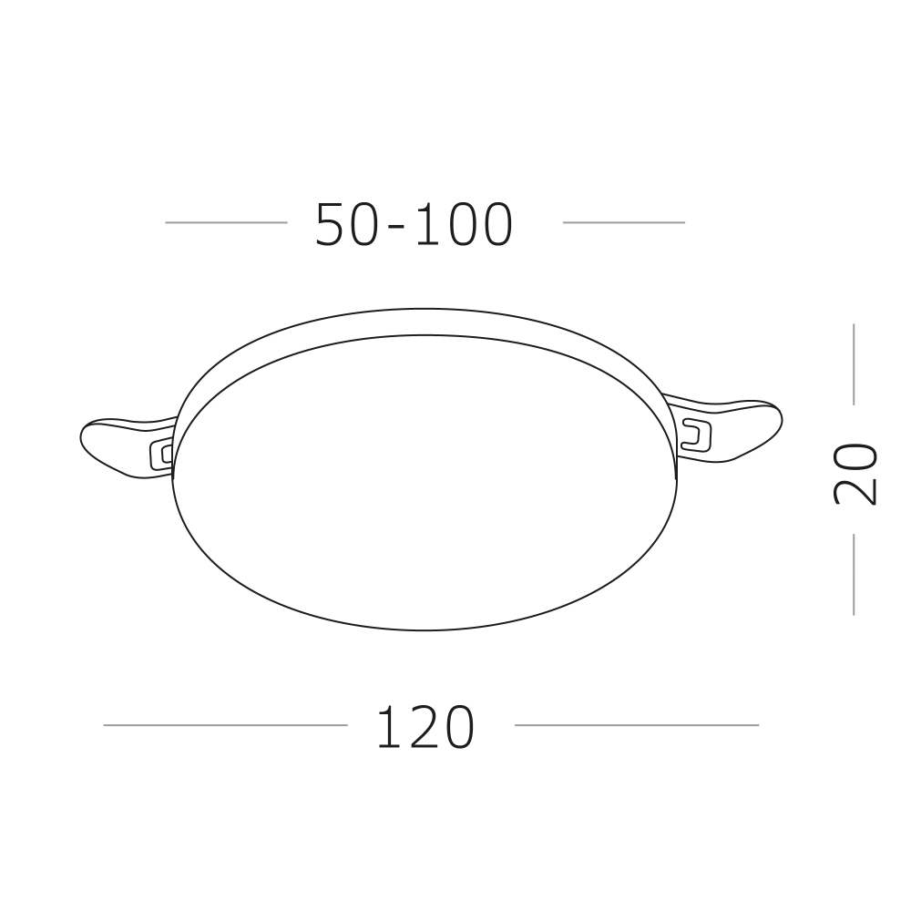 Светильник встраиваемый LED 16W 4000K
