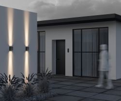 Уличный настенный светодиодный светильник Maytoni   O570WL-L20B3K