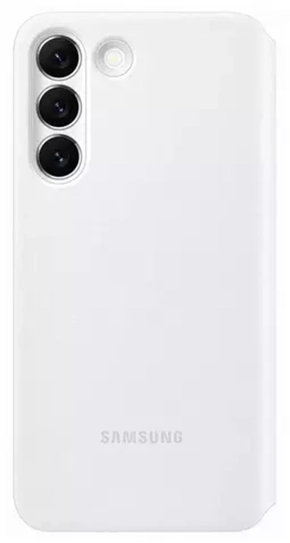 Чехол-книжка Samsung EF-ZS901CWEGRU Smart Clear View Cover для Samsung S22, белый