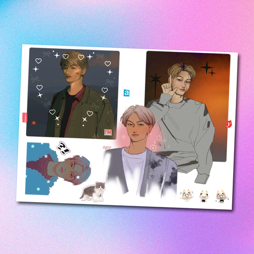 Арт принт / y0urwa1f00 / ENHYPEN / jay