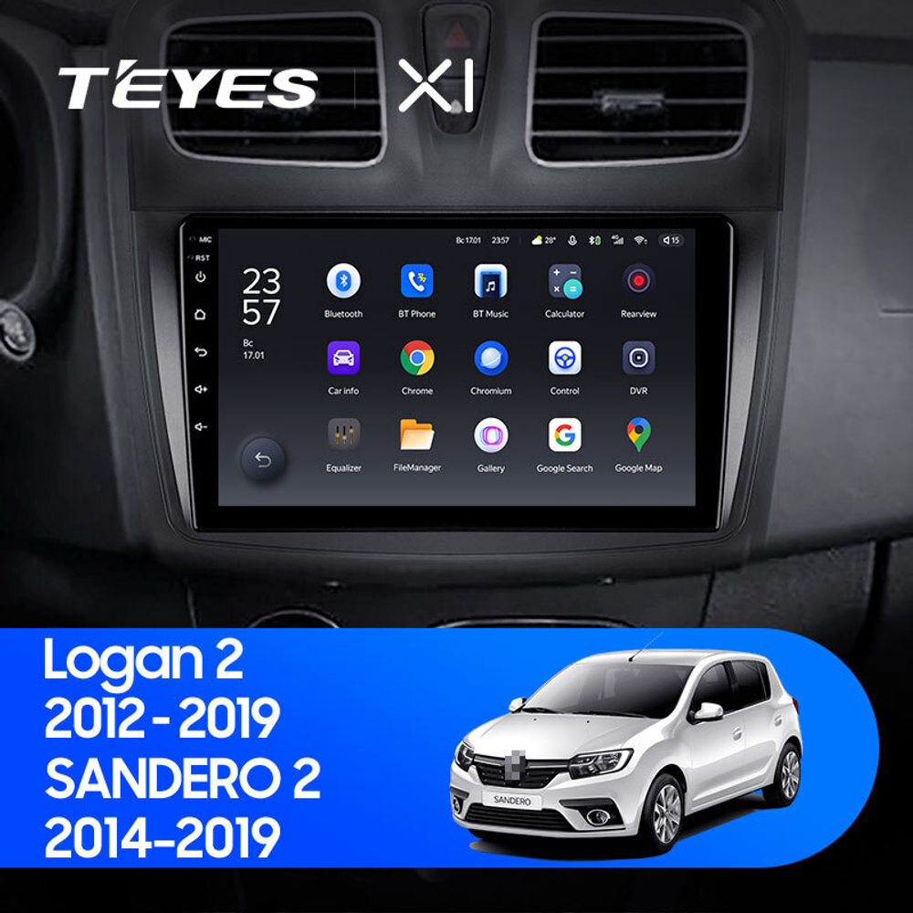 Teyes X1 9" для Renault Logan 2012-2019