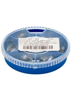 Грузила ПУЛЯ с трубочкой 6 секций 2,0-5,0г 085 набор