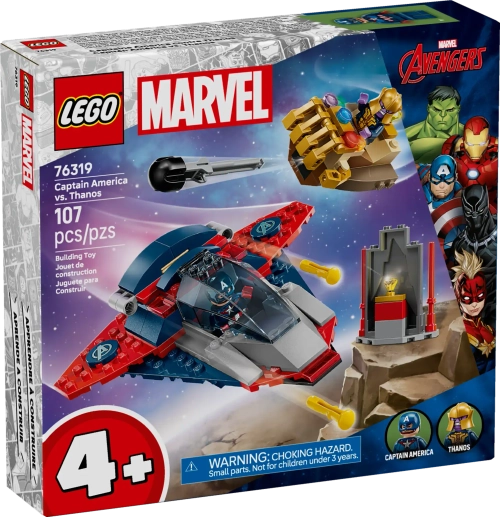 Конструктор LEGO Marvel 76319 Капитан Америка против Танос