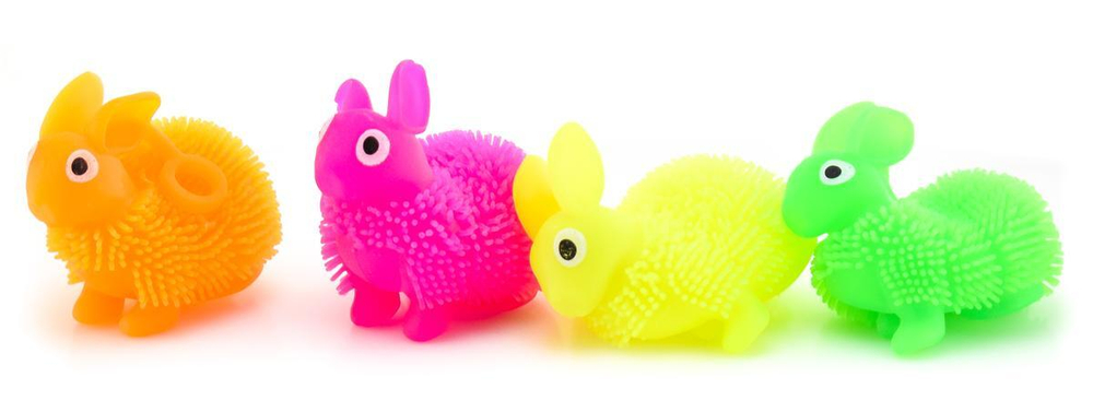 Мякиши Кролик 9см свет 5 цветов микс