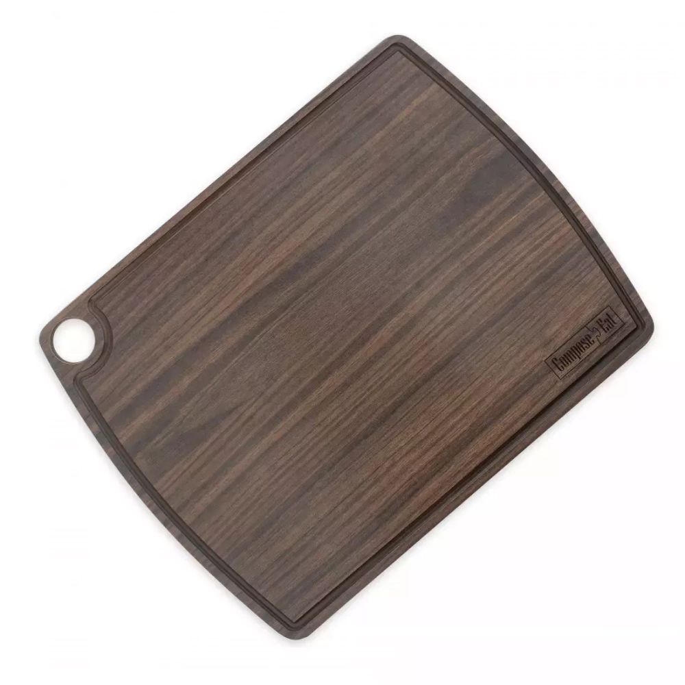 Доска разделочная c желобом 36х28см ComposeEat Fashion орех