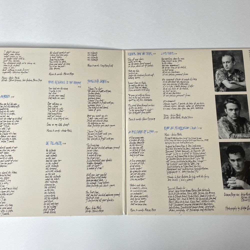 Винтажная виниловая пластинка LP Camouflage Methods Of Silence (USA 1989) One Fine Day