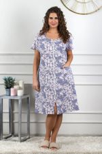 Халат Тина-1 Виотекс СИНИЙ