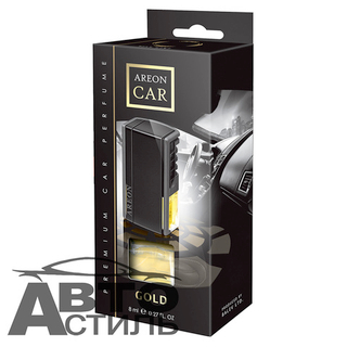 Ароматизатор на обдув AREON  AROMA CAR BOX  Black style  SILVER