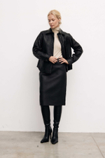 Skirt black color (wicker)