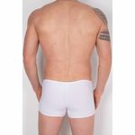 Мужские трусы боксеры белые с красно-белой вставкой Cosmos Colors FC30_RW