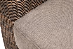 "Боно" диван из искусственного ротанга трехместный, цвет коричневый