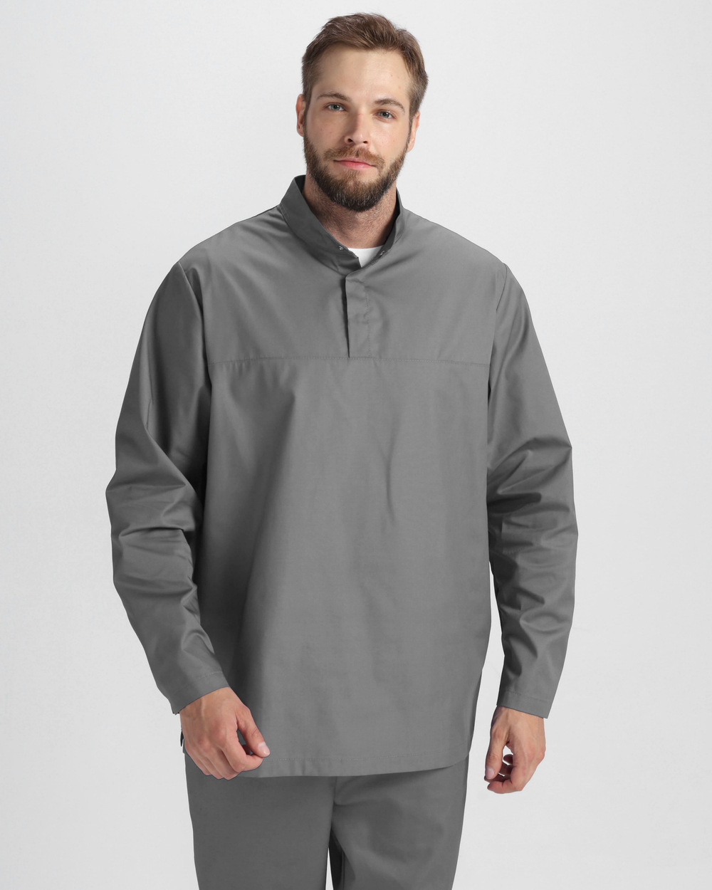 Костюм мужской ХАССП-Стандарт NEW (тк.Смесовая,160), серый