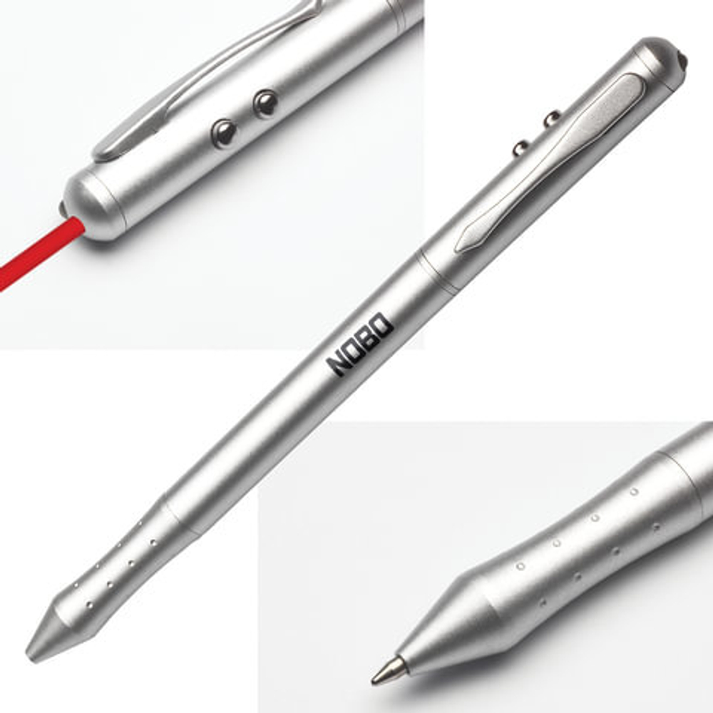 Указка лазерная NOBO "4 в 1": указка, стилус, ручка, фонарик (ACCO Brands, США), 1902262