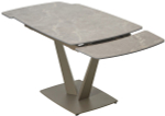 Стол М-City DISAUR Алатри (Alatri) 120 Латте матовый (Matt Latte Stone) керамика, Таупе