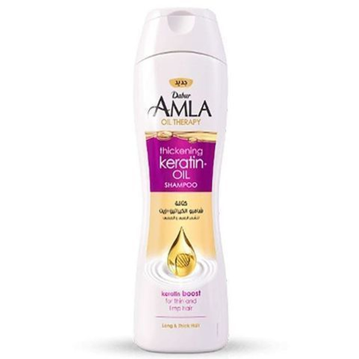 Шампунь-крем Dabur Amla Nourishment Keratin Thick Hair Для сухих и ослабленных волос, 200 мл