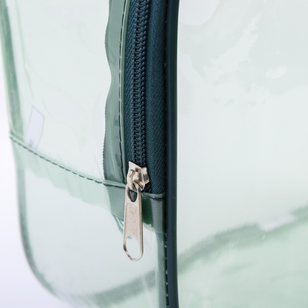 4927645 Сумка в роддом 20х25х10, цветной ПВХ, цвет зеленый МИКС