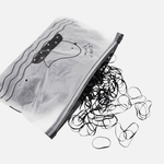 Резинки для волос силиконовые IPARIKMAHER MAXI черные 25 мм 1000 шт