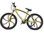 Велосипед Dinos 26" 21скор (стальная рама, диск. тормоз, Литые диски 6 лучей) Золотой (DIN-40-3)
