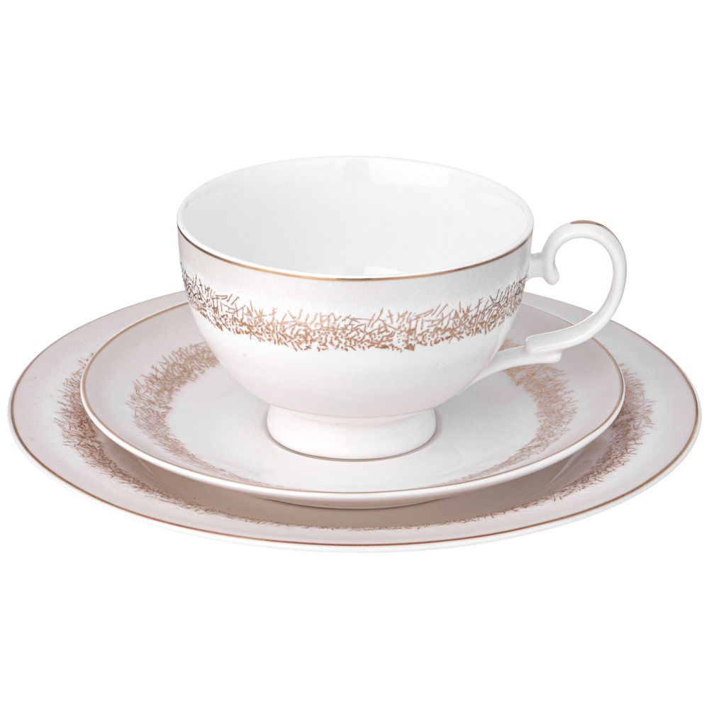 СЕРВИЗ ЧАЙНЫЙ LEFARD "ЗОЛОТОЙ ПЕСОК" НА 6 ПЕР. 20 ПР. (КОР=1НАБ.)